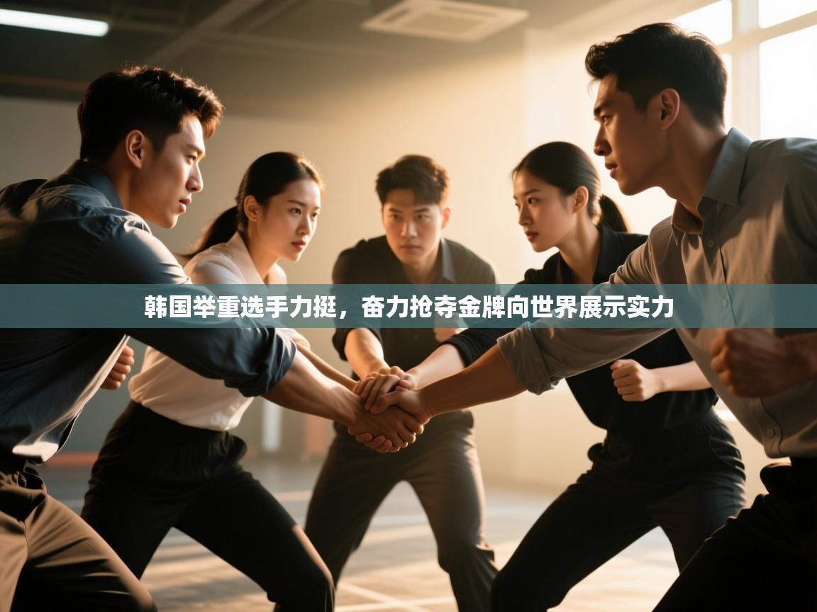 韩国举重选手力挺，奋力抢夺金牌向世界展示实力